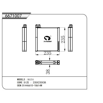 適用于 馬自達(dá)MAZDA 209 FIESTA 蒸發(fā)器